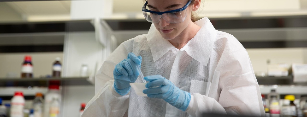 Cosmetic Science lab led by Dr. Ananth in the College of Pharmacy.